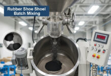 Rubber shoe mixing process footwear industry Rubber-Shoe-Batch-Mixing