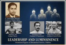 Leadership and Luminescence: Prominent Figures of Dhenkanal District, Odisha Leadership and Luminescence: Prominent Figures of Dhenkanal District, Odisha