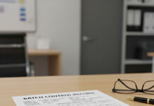 Batch Control Record Analysis and Procedures Batch Control Record