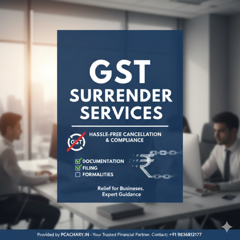 Comprehensive Guide to GST Surrender Service: Process, Compliance, and Solutions