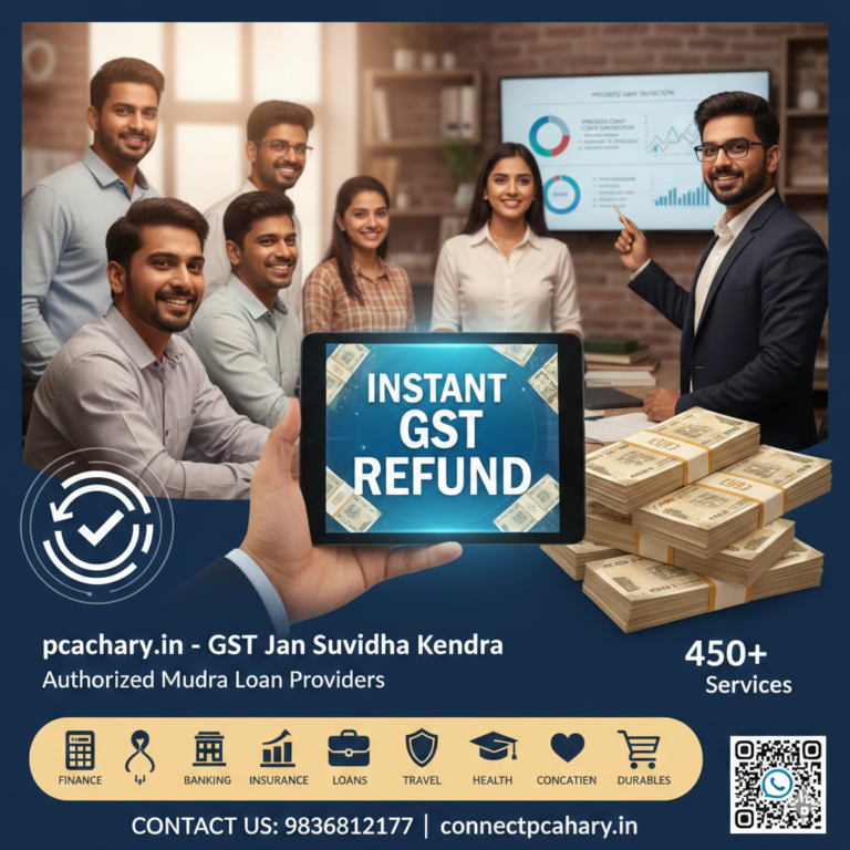 GST Refund Services by Pcachary.in