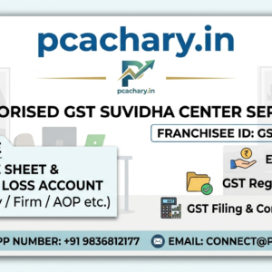 Balance Sheet & Profit Loss Account ( company/Firm/AOP etc)
