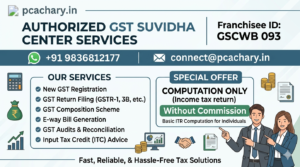 Computation only(Income tax return) without commision