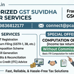 Computation only(Income tax return) without commision