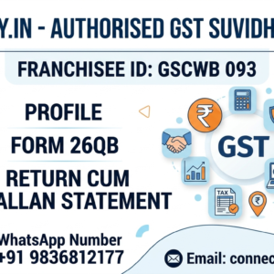 Form 26QB Return Cum Challan Statement Form 26QB Return Cum Challan Statement