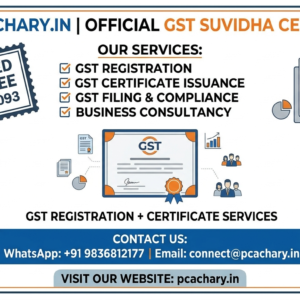 GST Registration + Certificate..