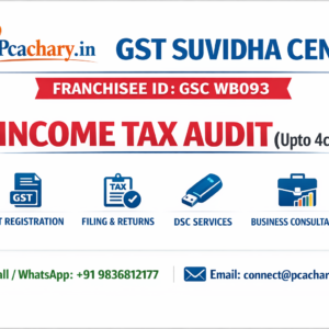 INCOME TAX AUDIT (Upto 4cr)