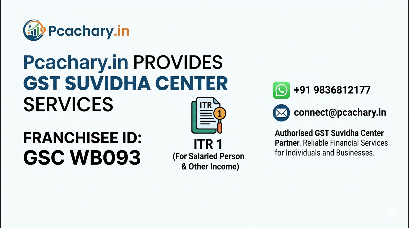 ITR 1 (For Salried Person & Other Income)