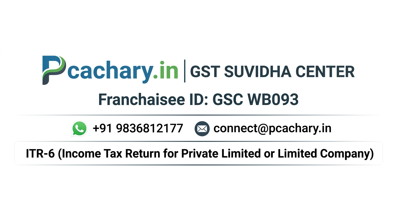 ITR-6 (Income Tax Return for Private Limited or Limited Company)