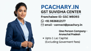 One person company-Arunachal Pradesh (Upto 1 Lac Capital)(Excluding Goverment fees)