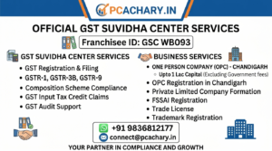 One person company-Chandigarh (Upto 1 Lac Capital)(Excluding Goverment fees)