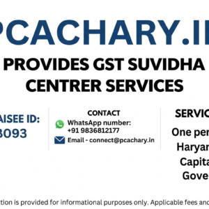 One person company-Haryana (Upto 1 Lac Capital)(Excluding Goverment fees)