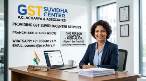 One person company-Meghalya (Upto 1 Lac Capital)(Excluding Goverment fees)