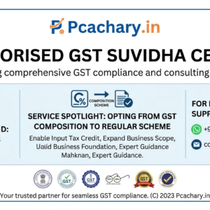 Opting GST Composition to Regular Scheme Opting GST Composition to Regular Scheme