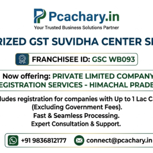 Private Limited Company-Himachal Pradesh (Upto 1 Lac Capital)(Excluding Goverment fees)