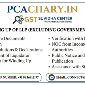 Winding up of LLP(Excluding Goverment fees)