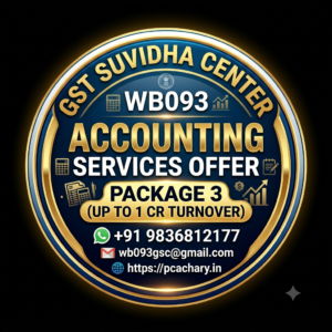 Accounting – Package 3 ( Up to 1 Cr turnover) Accounting – Package 3 ( Up to 1 Cr turnover)
