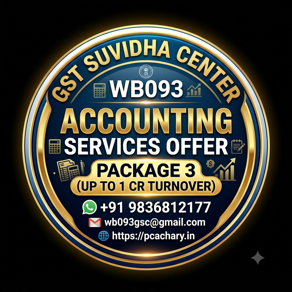 Accounting – Package 3 ( Up to 1 Cr turnover) Accounting – Package 3 ( Up to 1 Cr turnover)