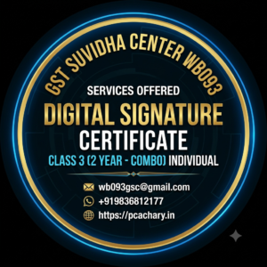 Digital Signature Certificate- Class 3 (2 Year- combo) Individual Without Commission Digital Signature Certificate- Class 3 (2 Year- combo) Individual Without Commission