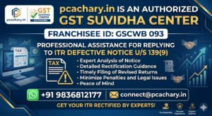 Reply of ITR Defective notice u/s 139(9)
