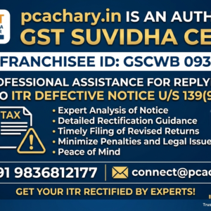 Reply of ITR Defective notice u/s 139(9)