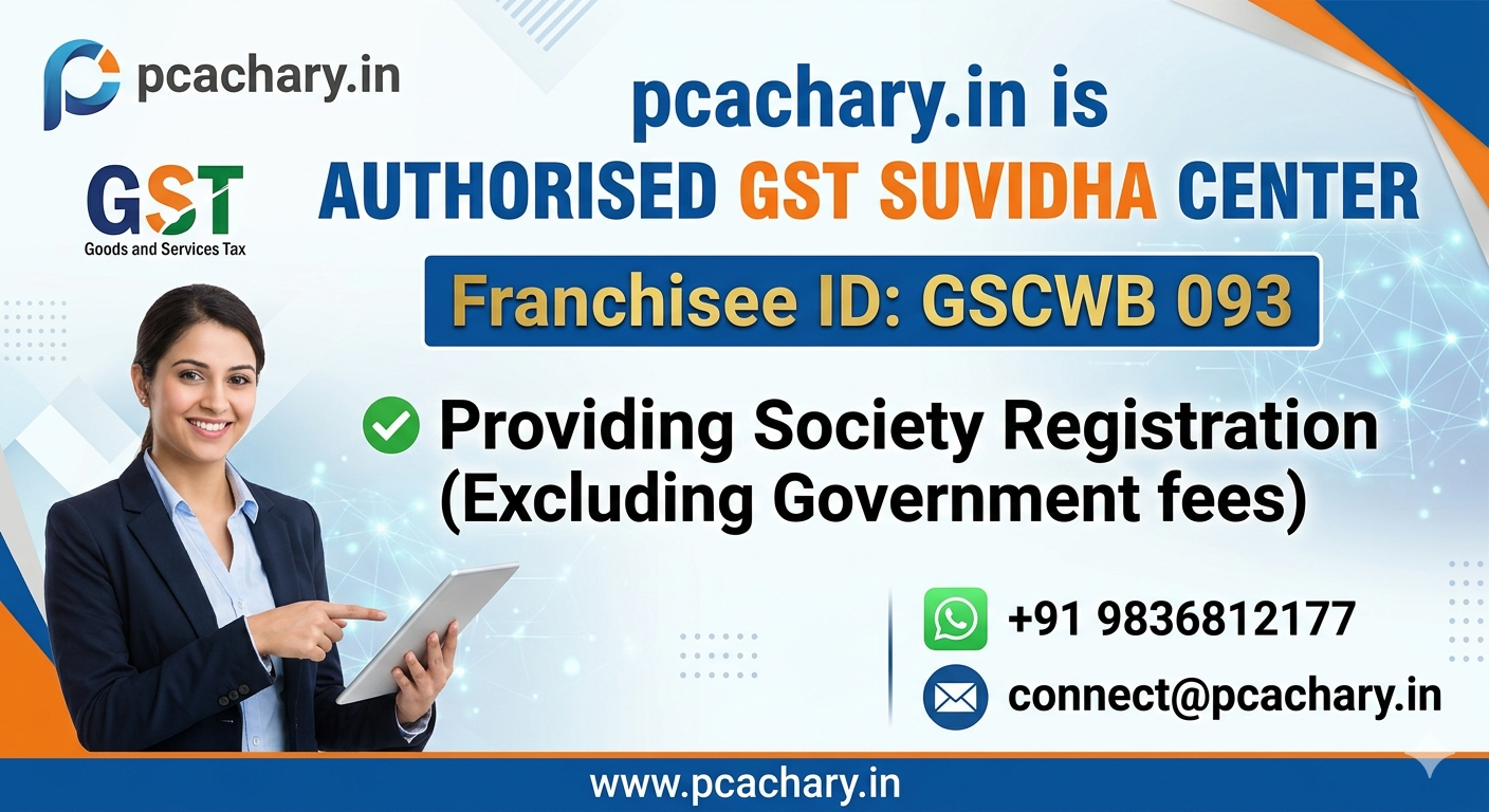 Society Registration(Excluding Goverment fees)