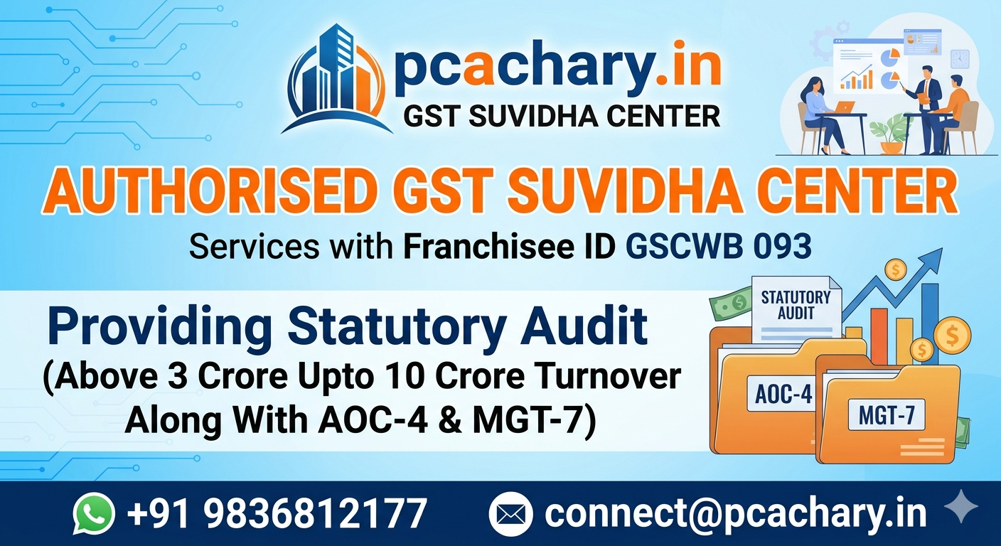 Statutory Audit(Above 3 Crore Upto 10 Crore Turnover Along With AOC-4 & MGT-7)