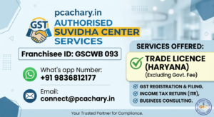 Trade Licence (Haryana) excluding Govt. Fee
