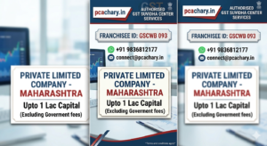 Private Limited Company-Maharasthra (Upto 1 Lac Capital)(Excluding Goverment fees)