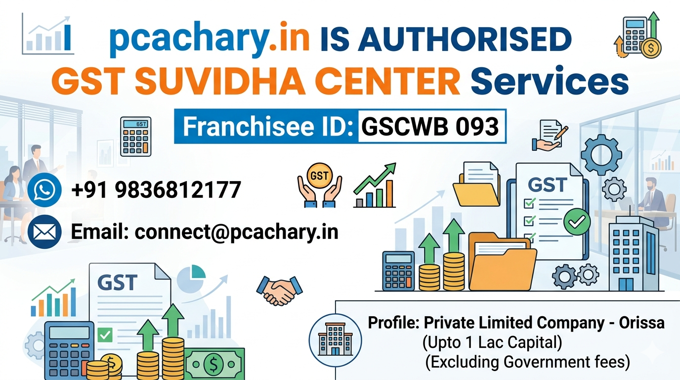 Private Limited Company-Orissa (Upto 1 Lac Capital)(Excluding Goverment fees)