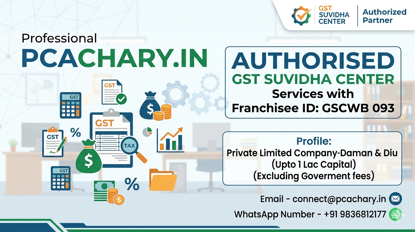 Private Limited Company-Daman & Diu (Upto 1 Lac Capital)(Excluding Goverment fees)