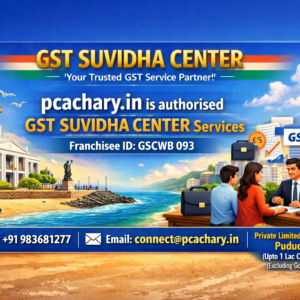 Private Limited Company-Puducherry (Upto 1 Lac Capital)(Excluding Goverment fees)