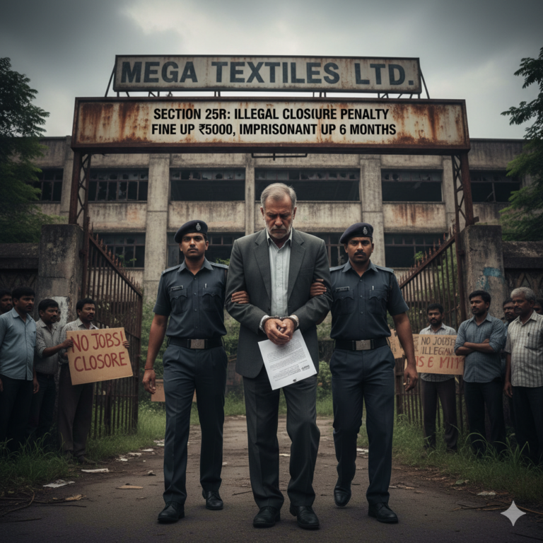 Section 25R: Penalty for Closure