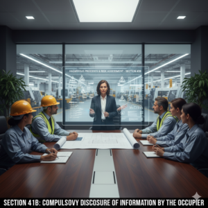 Section 41B: Compulsory disclosure of information by the occupier.