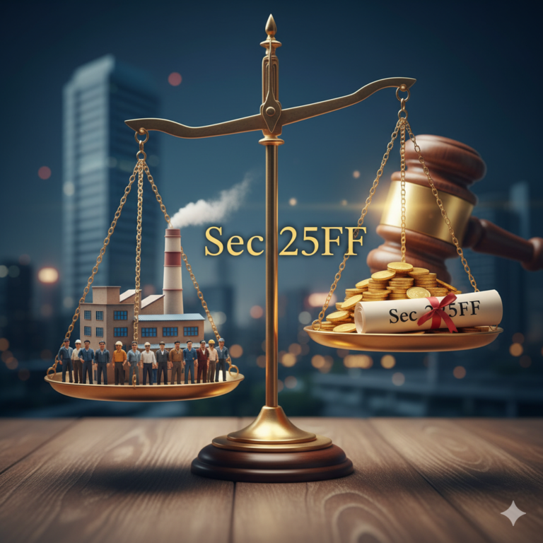 Section 25FF: Compensation in Case of Transfer of Undertakings