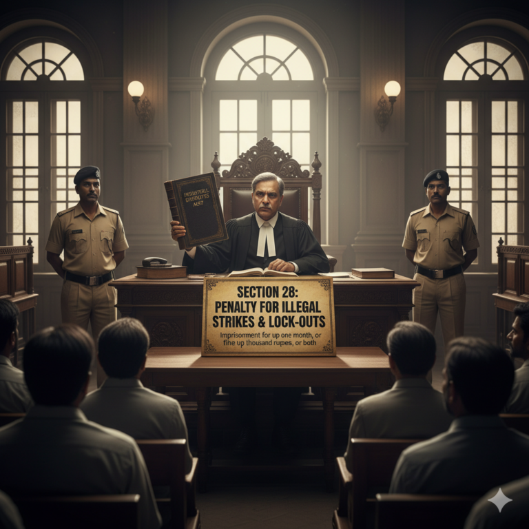 Section 28 – Penalty for Giving Financial Aid to Illegal Strikes and Lock-outs