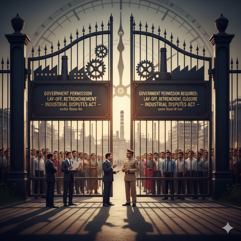 Section 25K to 25S: Covers stricter requirements for prior government permission before Lay-off, Retrenchment, or Closure.