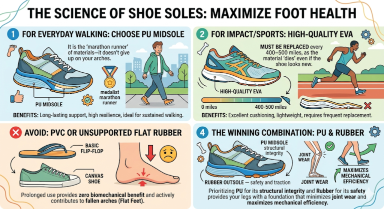 WHY PU SHOES ARE BETTER THEN EVA & PVC SHOE