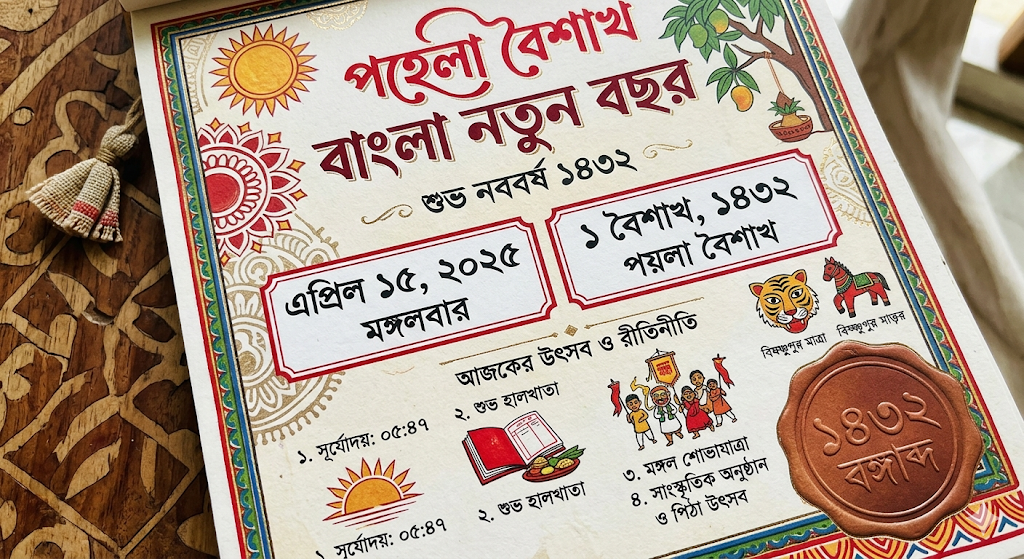 Bengali Calender 1ST Baiskh Bengali Calender 1ST Baiskh